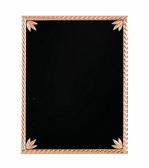 7 X 10 BLACK PLATE EMBOSSED