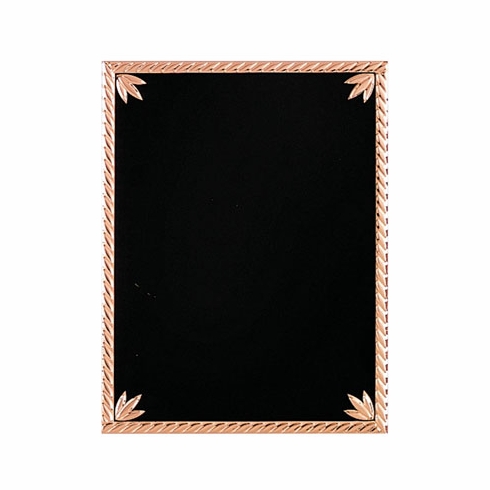 7 X 10 BLACK PLATE EMBOSSED