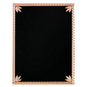 7 X 10 BLACK PLATE EMBOSSED