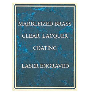 7 X 10 BLUE MARBLEIZED PLATE