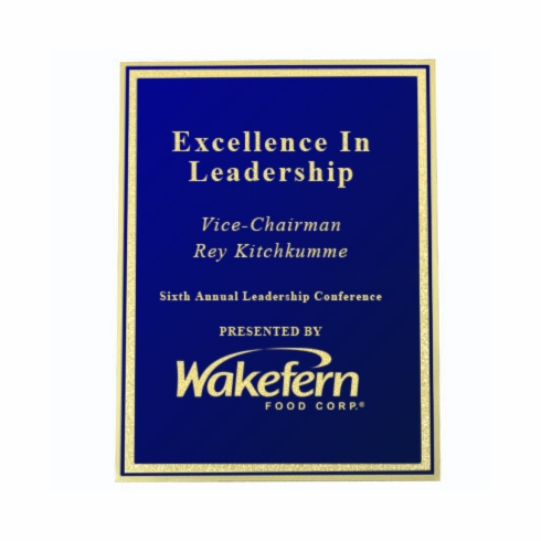 7 X 10 BLUE SCREENED PLATE