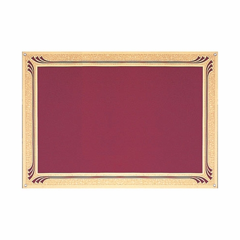 7 X 10 BURGANDY SCREENED PLATE