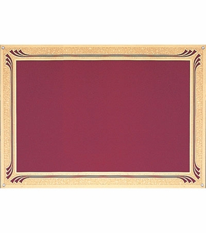 7 X 10 BURGANDY SCREENED PLATE