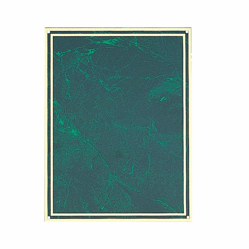7 X 10 GREEN MARBLEIZED PLATE