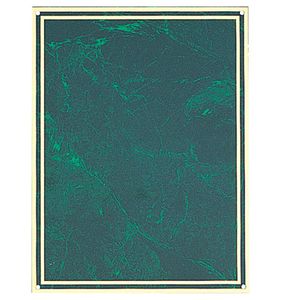 7 X 10 GREEN MARBLEIZED PLATE