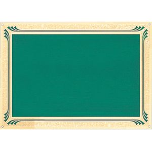7 X 10 GREEN SCREENED PLATE