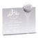 7" x 8" OPTICAL CRYSTAL GOLF BALL BOARD AWARD WITH GOLF TEE