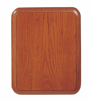 7 X 9 GOLDEN OAK PLAQUE