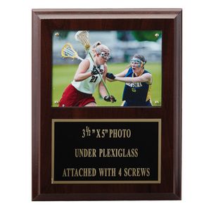 7 X 9 INCH PHOTO PLAQUE HOLDS 5 X 3-1/2 PHOTO