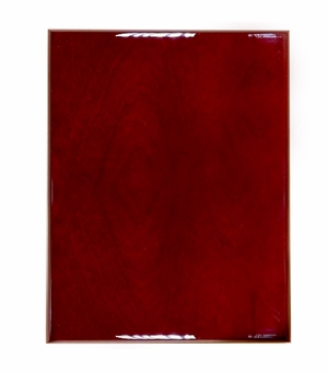 7 X 9 INCH PIANO FINISH DARK CHERRY WOOD PLAQUE BOARD