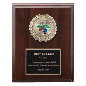 7 X 9 INCH PLAQUE WITH BLACK PLATE TAKES INSERT