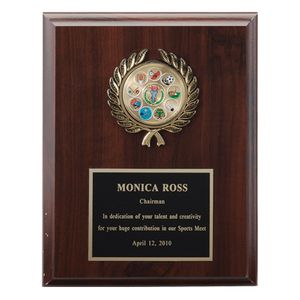 7 X 9 INCH PLAQUE WITH BLACK PLATE TAKES INSERT