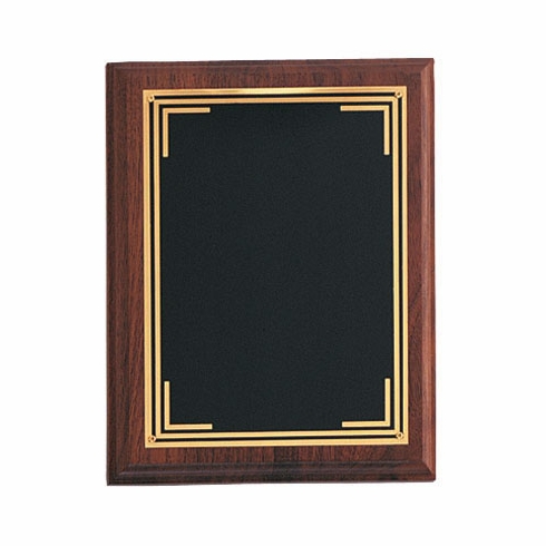 7 X 9 INCH PLAQUE WITH BLACK SCREENED PLATE
