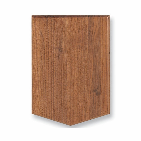 7 X 9 WALNUT PLAQUE, 5 POINTS