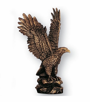 8-1/2 CAST EAGLE ANTIQUE BRASS