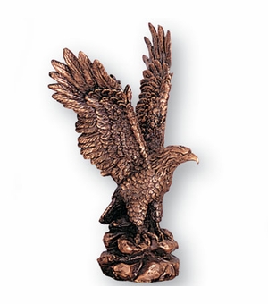 8-1/2 INCH ANTIQUE BRONZE EAGLE