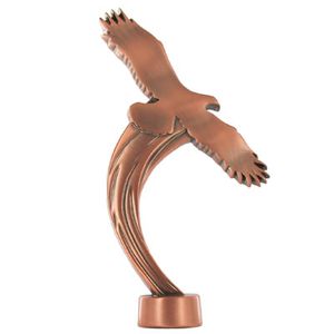 8-1/2 INCH SOARING EAGLE, BRONZE