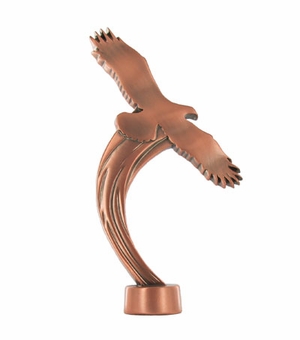 8-1/2 INCH SOARING EAGLE, BRONZE