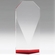8-1/2 INCH THICK BEVELED CRYSTAL TOWER RED BASE
