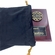 8-1/2 X 11-1/2 INCH BLACK VELVET DRAWSTRING BAG