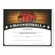 8-1/2 x 11 INCH BASKETBALL CERTIFICATE