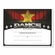  8-1/2 x 11 INCH DANCE CERTIFICATE