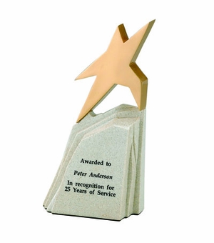 8-1/2 X 4-1/2 INCH RISING STAR TROPHY
