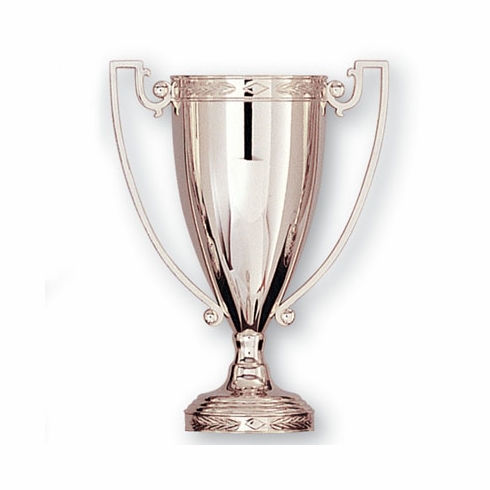 8-1/4 INCH DIE CAST SILVER CUP, NO LID