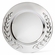 8 INCH CHROME PLATE EMBOSSED WREATH TRAY