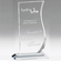 8 INCH CRYSTAL WAVE SHAPE AWARD