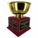 8 INCH DIAMETER GOLD BOWL PERPETUAL TROPHY COMES WITH 12 NAME PLATES