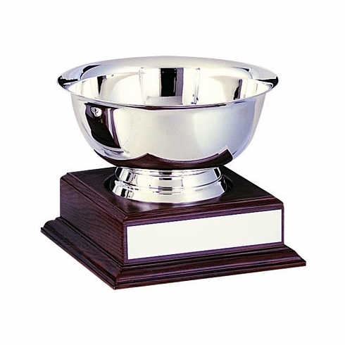 8 INCH PAUL REVERE SILVER BOWL ON BASE