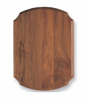 8 X 10-1/2 WALNUT SHIELD