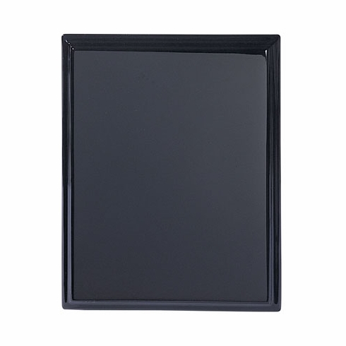 8 X 10 BLACK PIANO FINISH PLAQUE