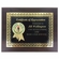 8" x 10" CERTICATE OF APPRECIATION PLAQUE YEARS OF SERVICE WITH 2" ETCHED ENAMEL INSERT