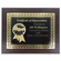 8" x 10" CERTIFICATE OF APPRECIATION PLAQUE SPECIAL THANKS WITH 2" ETCHED ENAMEL INSERT