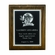 8 X 10 INCH GENUINE WALNUT PLAQUE WITH SCREENED FROSTED PLATE - COLOR OPTIONS