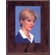 8 X 10 INCH PHOTO PLAQUE WALNUT FINISH HOLDS 5X7 PHOTO