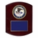  8 x 10 Inch Piano Finish Rose Wood Plaque With 4 Inch Department of Justice Medallion Insert