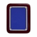 8 x 10 Inch Piano Finish Rosewood Plaque With Blue Screened Plate