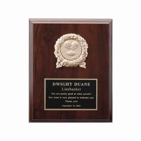 8 X 10 INCH PLAQUE WITH BLACK PLATE TAKES INSERT
