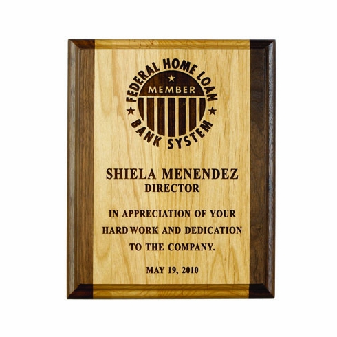 8 x 10 Inch Red Adler Plaque