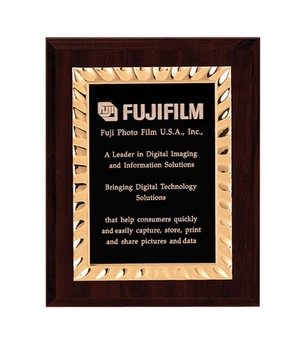 8 X 10 INCH WALNUT PLAQUE FRAME