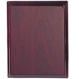 8 X 10 ROSEWOOD PIANO FINISH PLAQUE