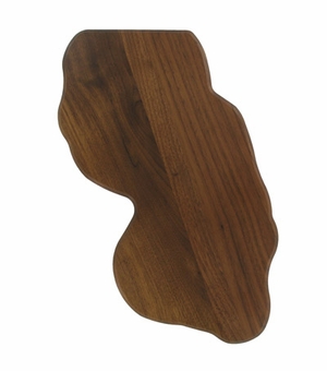 8 X 15 NEW JERSEY STATE WALNUT PLAQUE