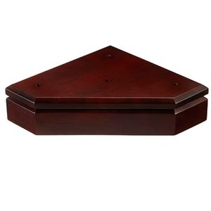 8 X 8 X 1-1/2 WALNUT FINISHED BASE