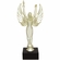9-1/2 INCH FEMALE VICTORY FIGURE TROPHY ON BLACK MARBLE BASE