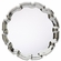 9-3/4 INCH CHIPPENDALE CHROME PLATED ENGRAVABLE TRAY