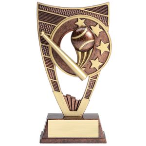 9 INCH BASEBALL SPORT THEME TROPHY WITH WEIGHTED PLASTIC