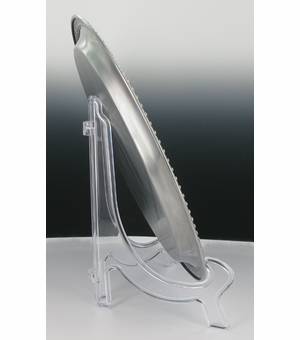 9 INCH CLEAR ACRYLIC STAND FOR A TRAY